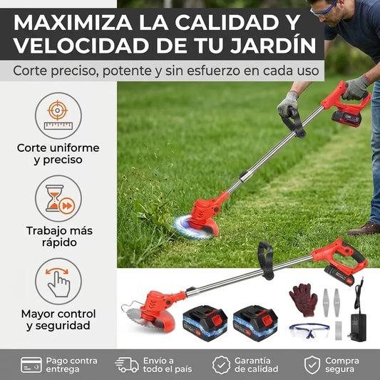 Cortadora de Césped Inalámbrica 4 en 1
